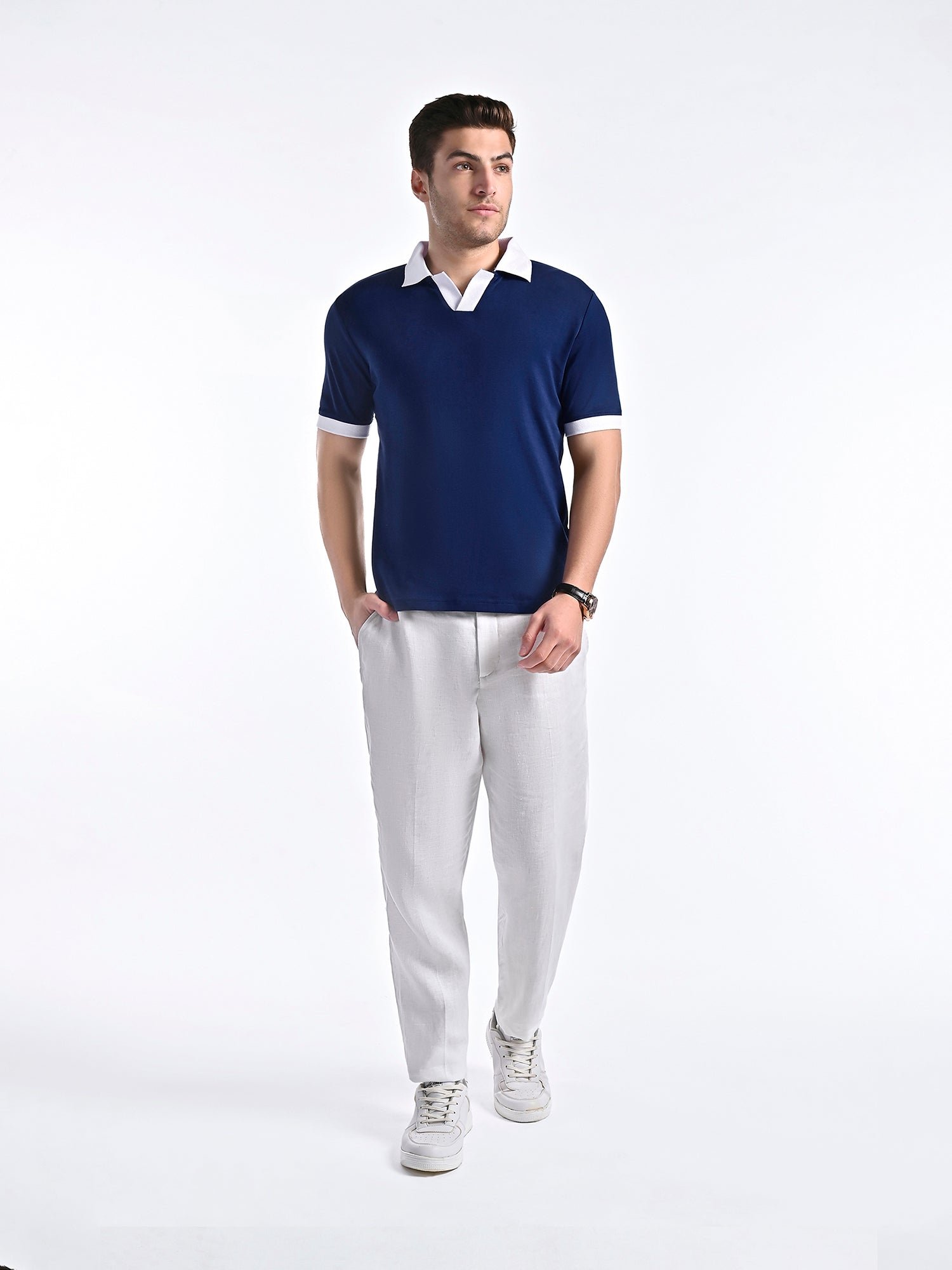 Nautical Crest Polo with contrast trims - Image 6