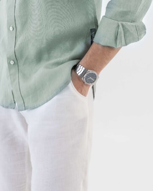 100{0fe987850b2366ddbf93158462bf650ab3167f078d7b080d701abd4c627c78f9} Linen Soft Touch Shirt in Lust Sage